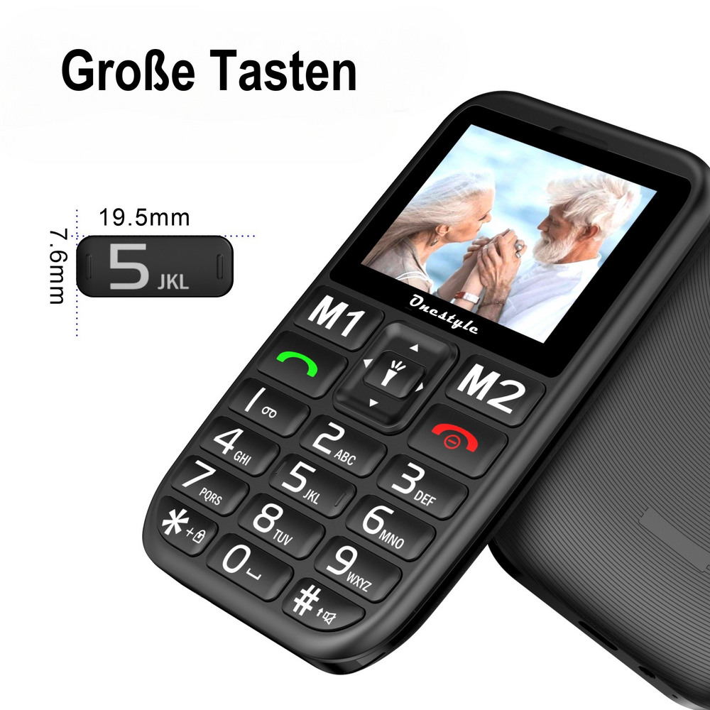 Silver One Seniorenhandy mit Dual-SIM