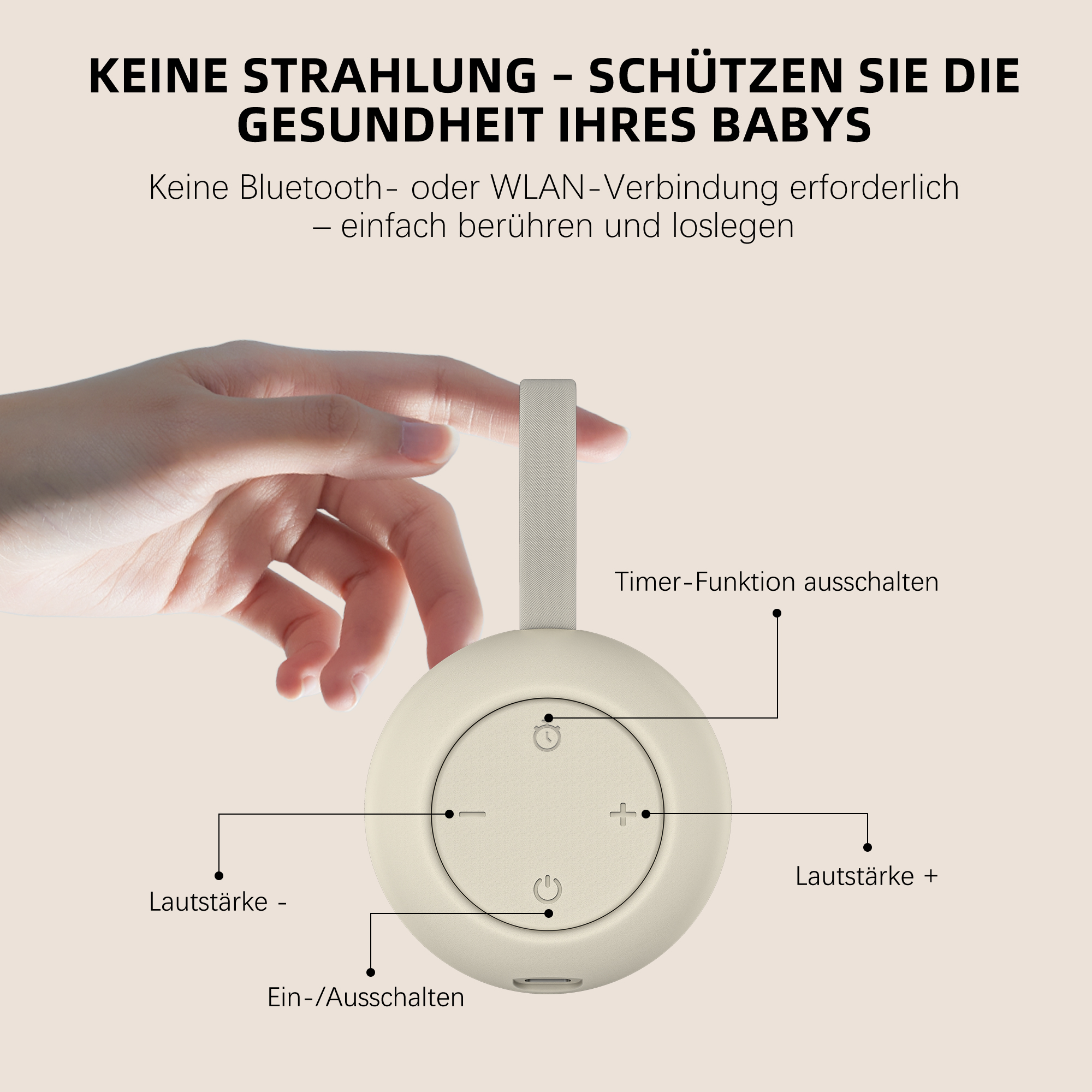 Onestyle Spieluhr fürs Baby,  Schlaflieder, Klänge